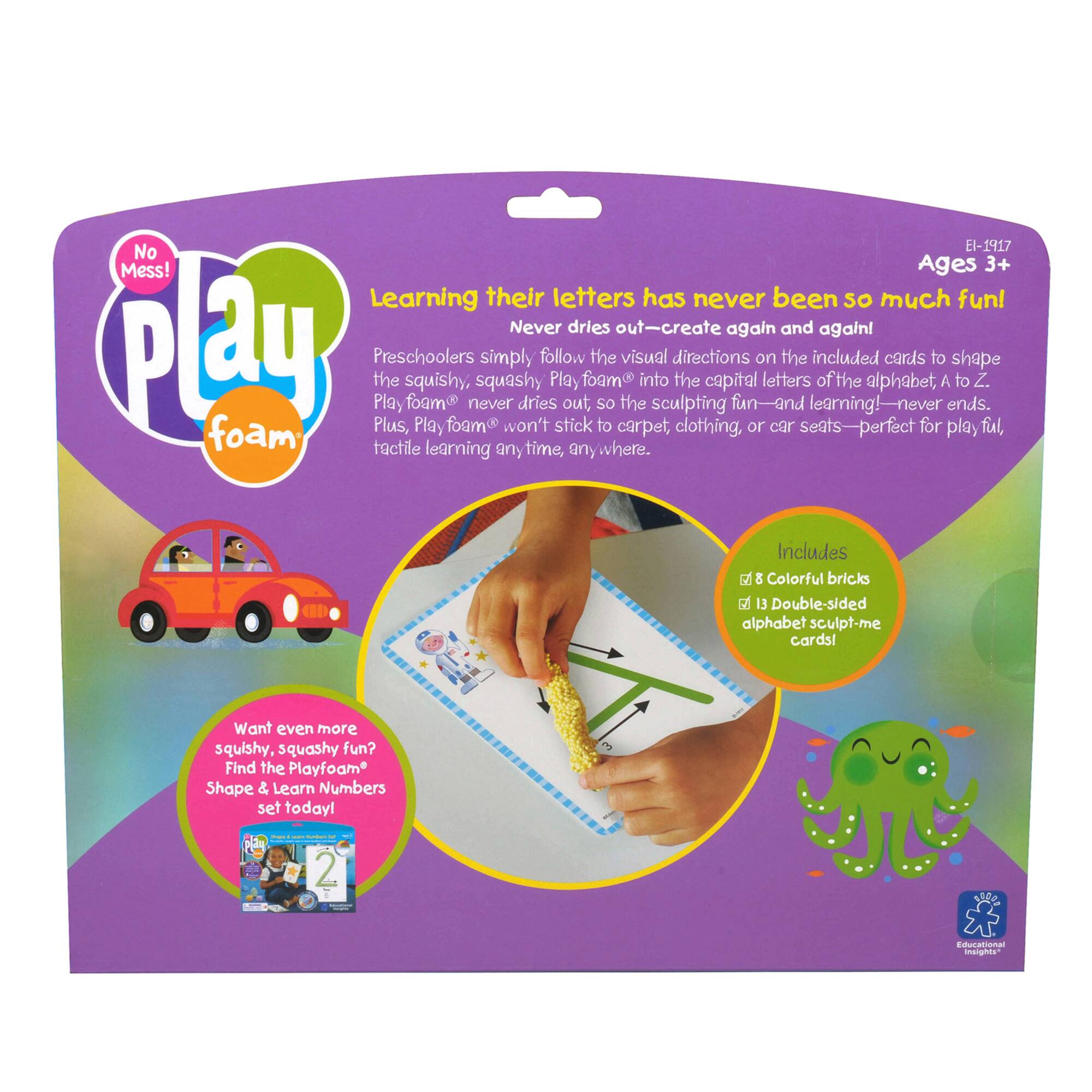 Educational Insights® Playfoam® Shape & Learn Alphabet Set